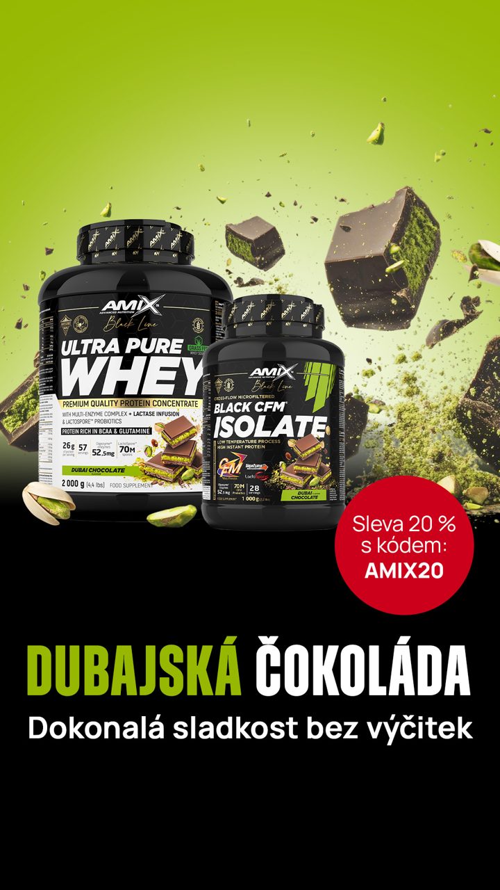 Amix Nutrition ad. Angle: Dubai chocolate whey: sweetness without the guilt
