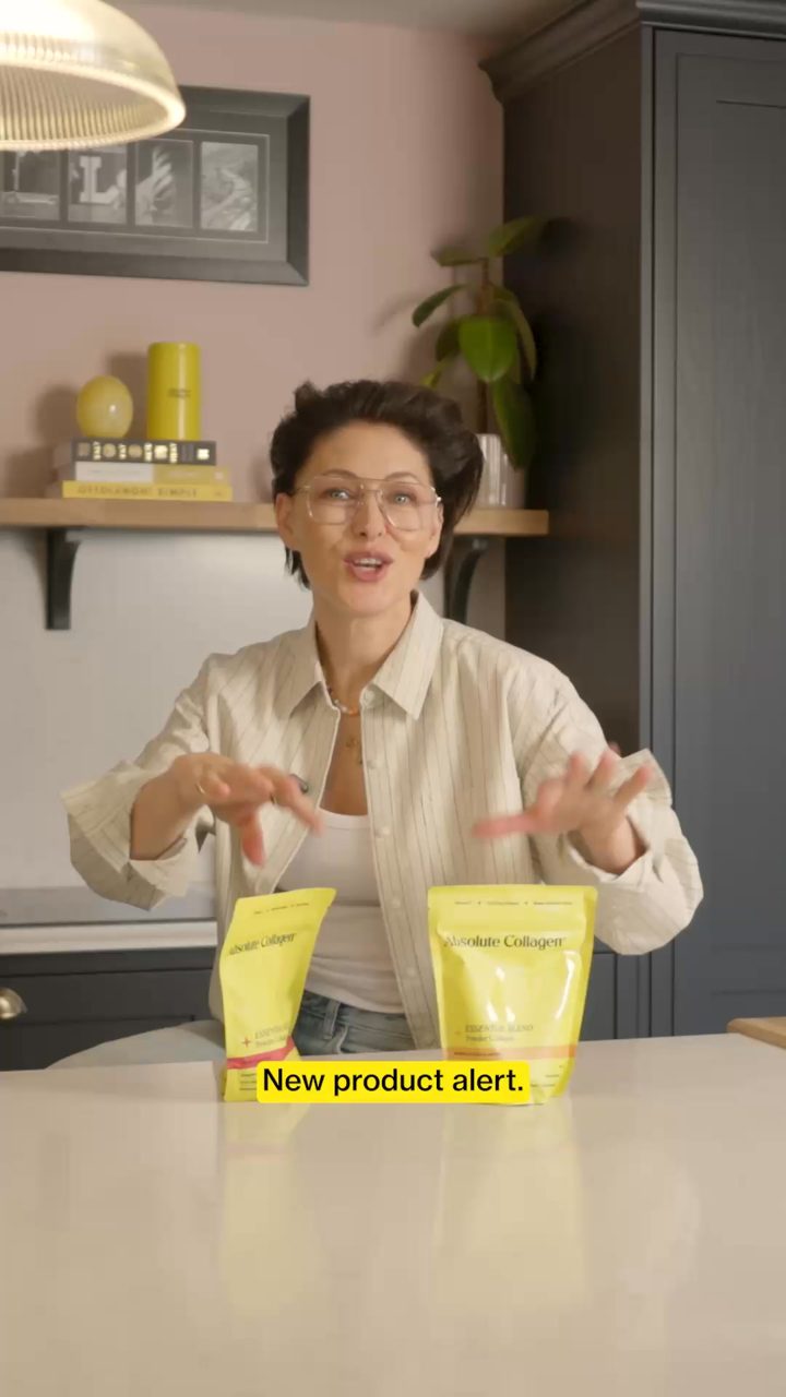 Absolute Collagen ad. Angle: New powder, priced per day