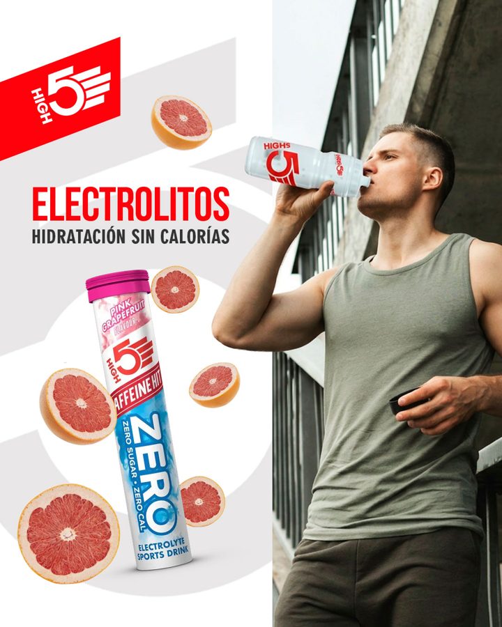 HIGH5 ad. Angle: When you sweat you don't just lose water, you lose key minerals