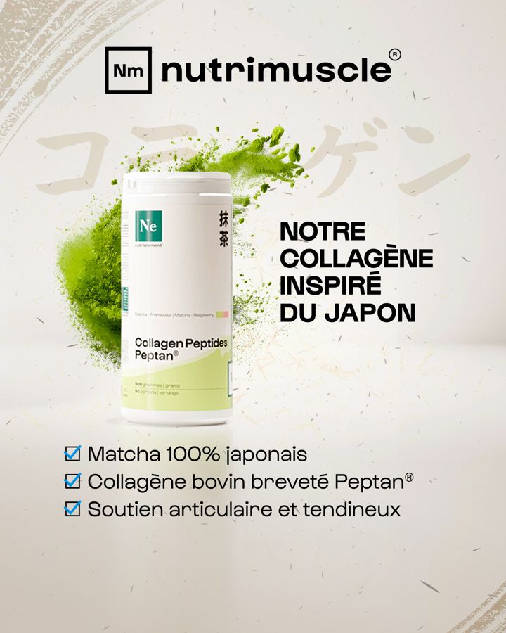 Nutrimuscle ad. Angle: Origin story: Japanese precision meets French standards
