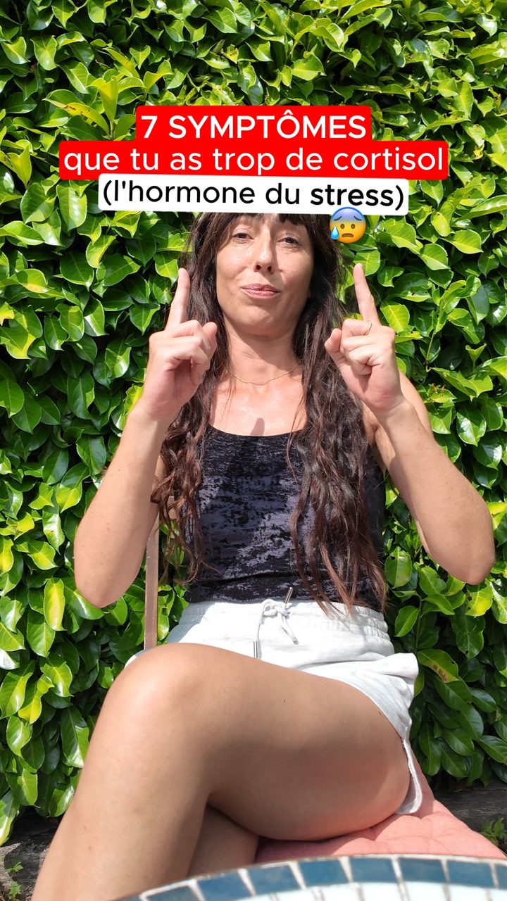 Aura+ Nutrition ad. Angle: Seven signs your stress hormone is too high