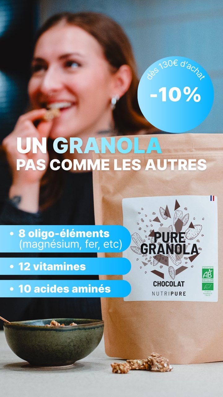 Nutripure ad. Angle: A granola unlike the others