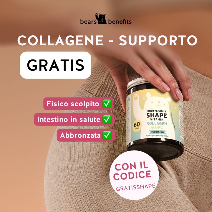 Bears with Benefits ad. Angle: Your gift is waiting: a free jar with your order