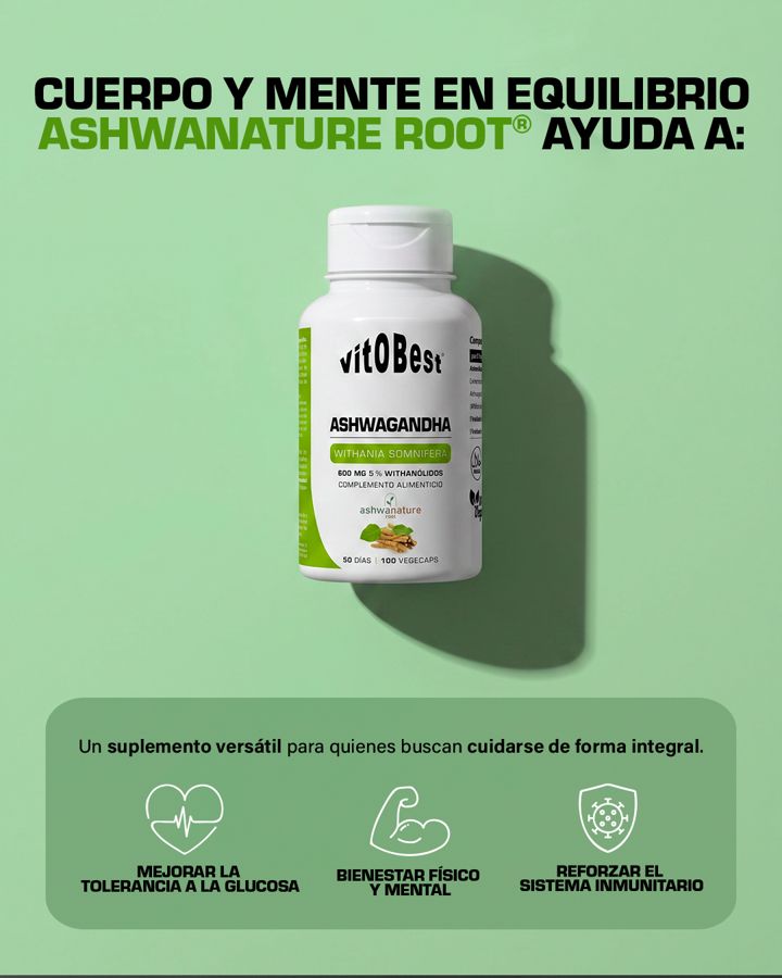 Vitobest ad. Angle: Body and mind in balance
