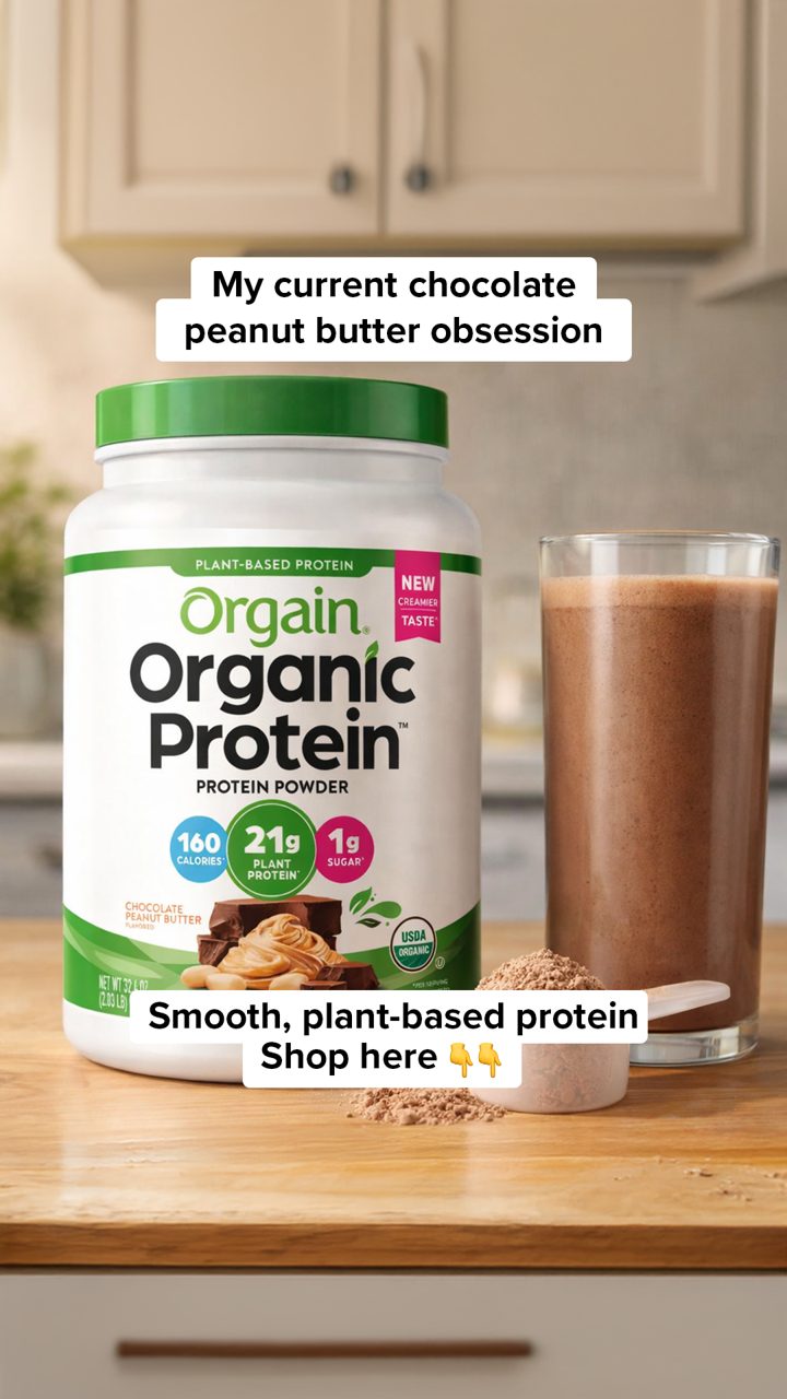 Orgain ad. Angle: My current chocolate peanut butter obsession