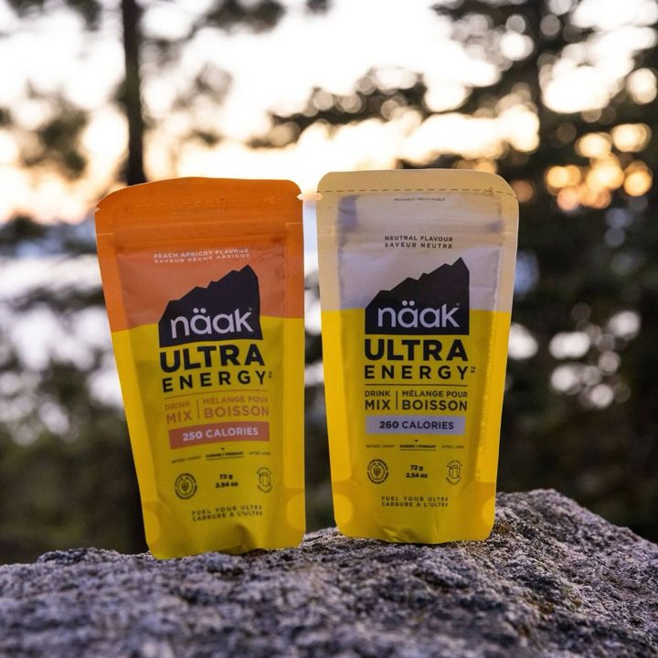 Näak ad. Angle: What pushes you further? Natural energy drink: 250 kcal per 500 ml