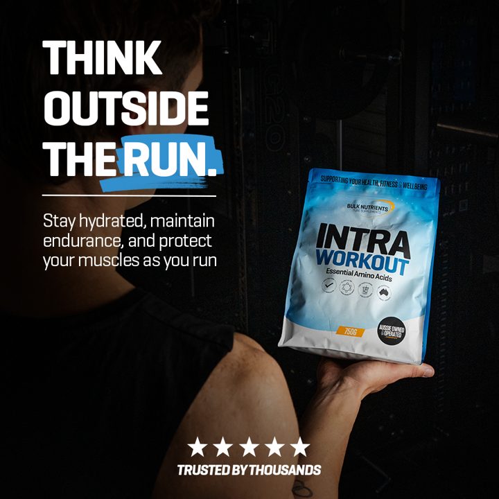 Bulk Nutrients ad. Angle: Do not let soreness slow you down