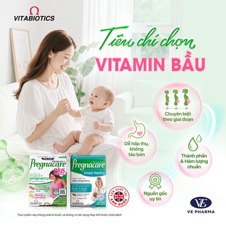 Vitabiotics ad. Angle: What to look for when choosing a pregnancy vitamin