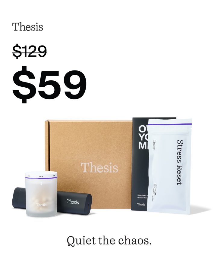 Thesis ad. Angle: If you've been looking for a sign to try us, this is it