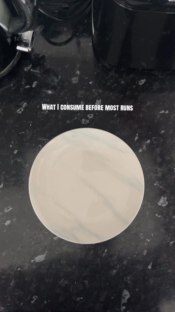 Puresport ad. Angle: What I consume before most runs