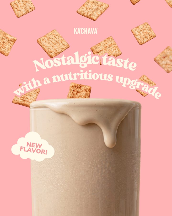 Ka'Chava ad. Angle: The taste of Saturday morning cartoons, without the sugar mom warned you about