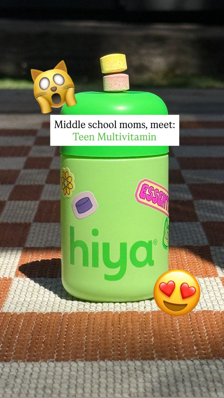 Hiya Health ad. Angle: Most teen vitamins are rebranded adult pills or sugary gummies