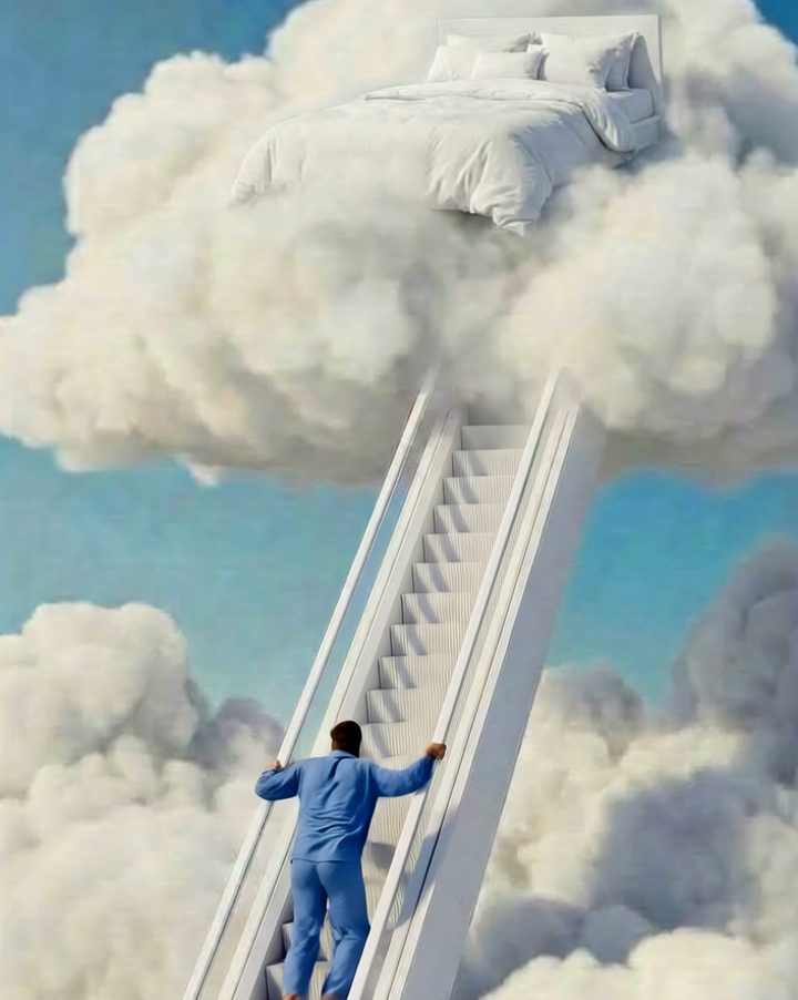 Neuro Gum ad. Angle: You slept. But did you actually recover?