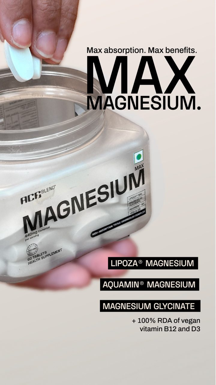 Ace Blend ad. Angle: Three forms in one: the complete formula