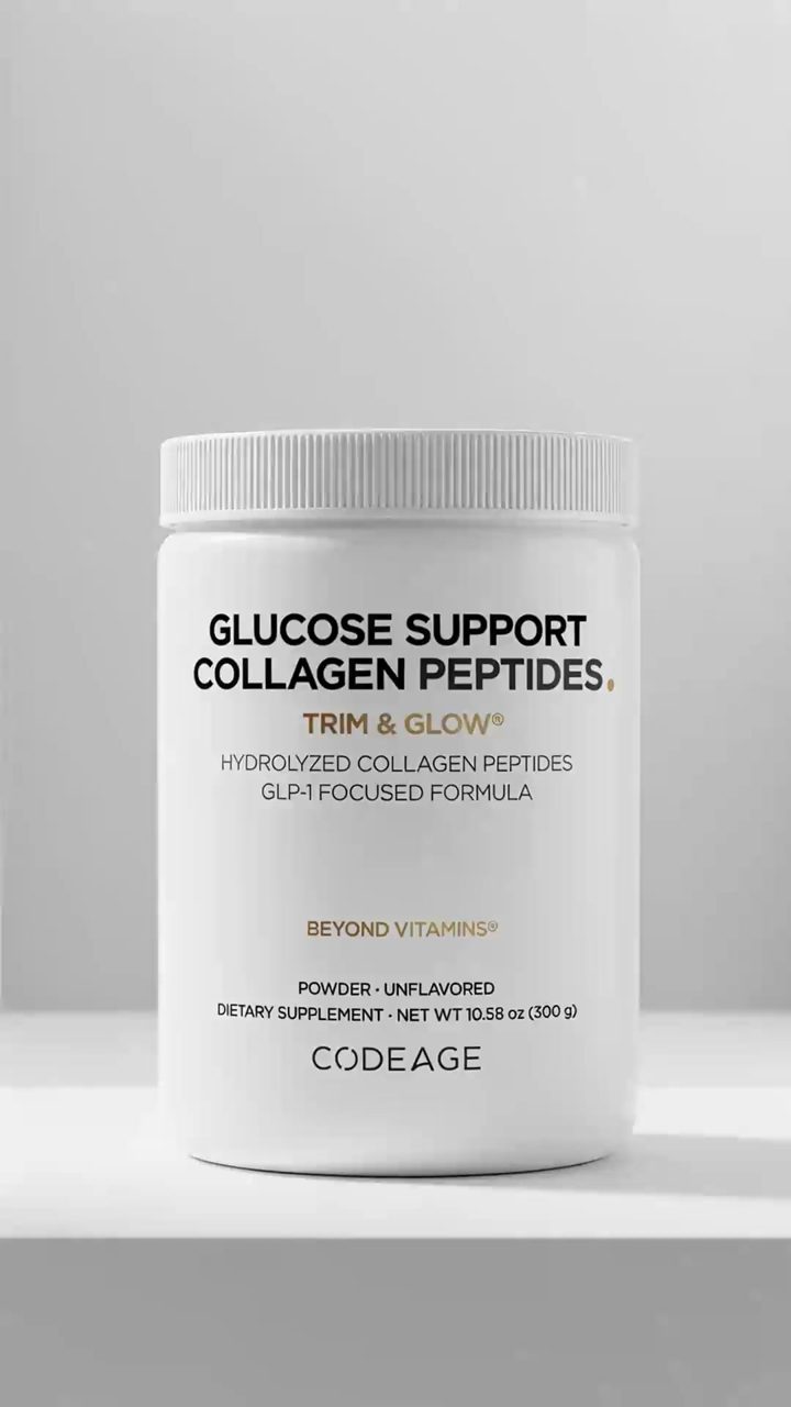 Codeage ad. Angle: Peptides beyond structure: a zero-sugar, glucose-conscious formula