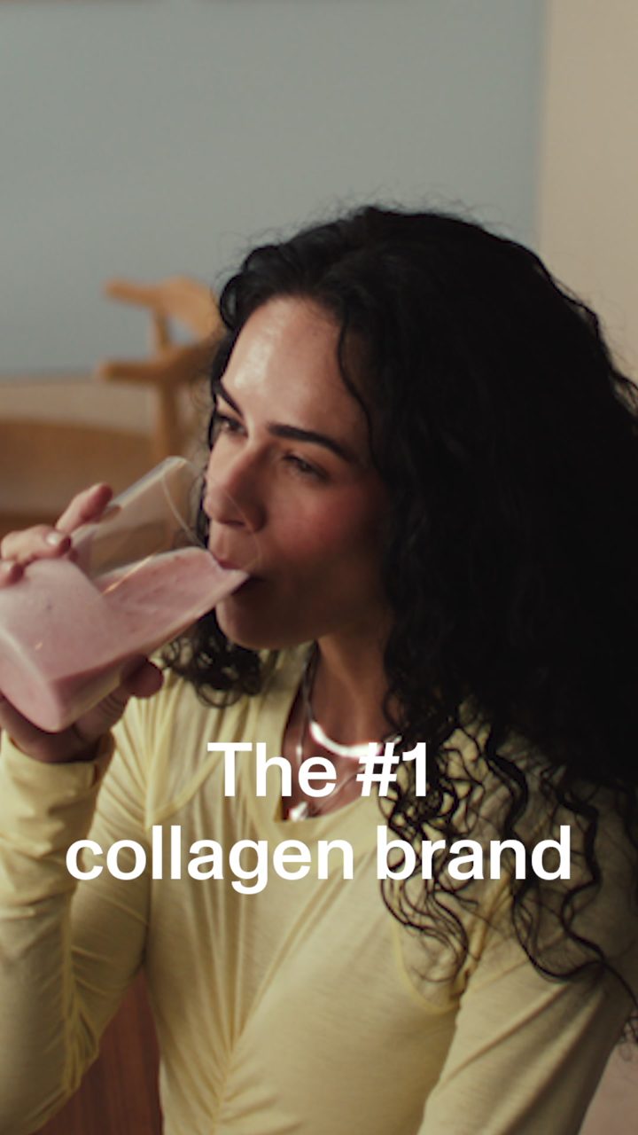 Vital Proteins ad. Angle: The number one collagen brand