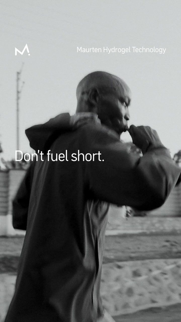 Maurten ad. Angle: Do not fuel short