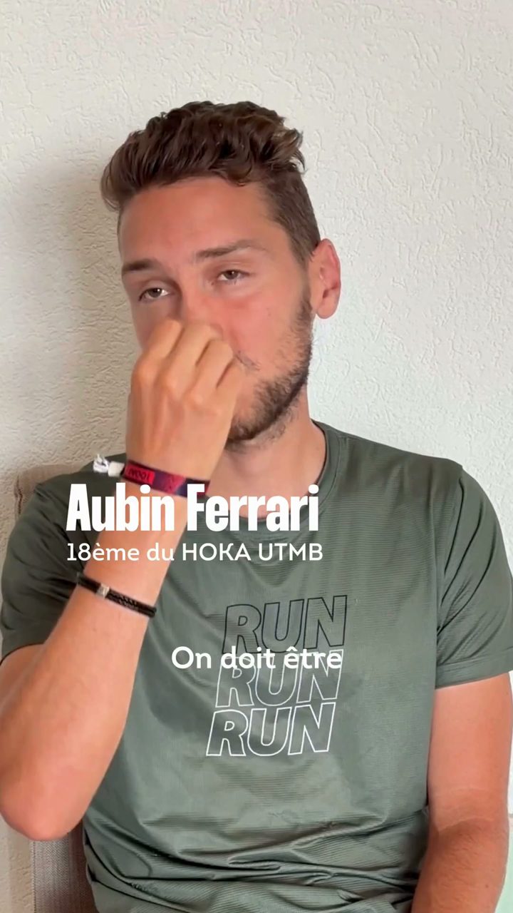 Impulse Nutrition ad. Angle: Athlete's best UTMB: 20 h 56 min around Mont-Blanc