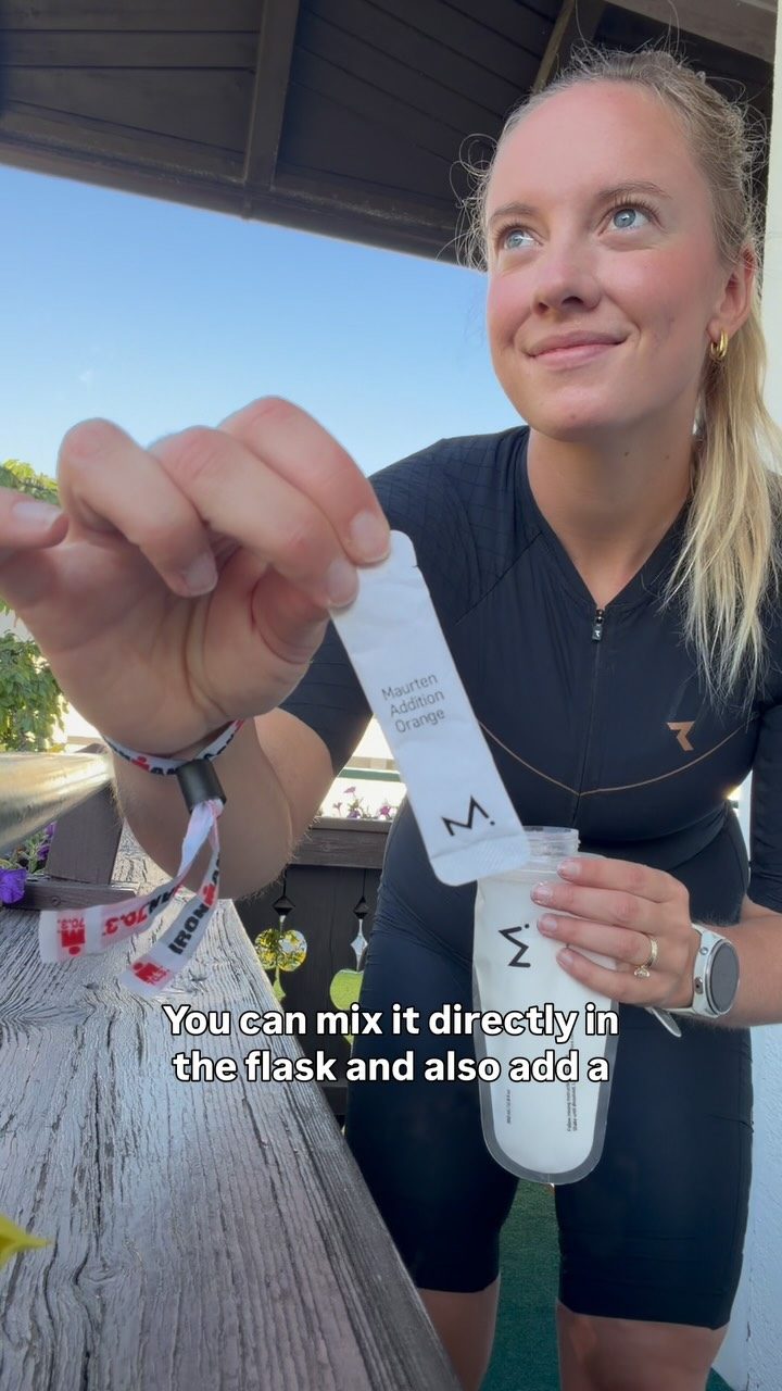 Maurten ad. Angle: Two Ironmans in two weeks, and I had energy in both because I fuelled