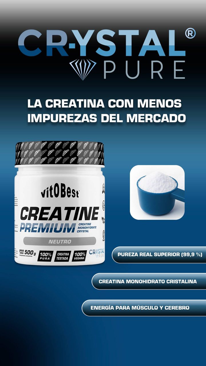 Vitobest ad. Angle: The next generation of premium creatine