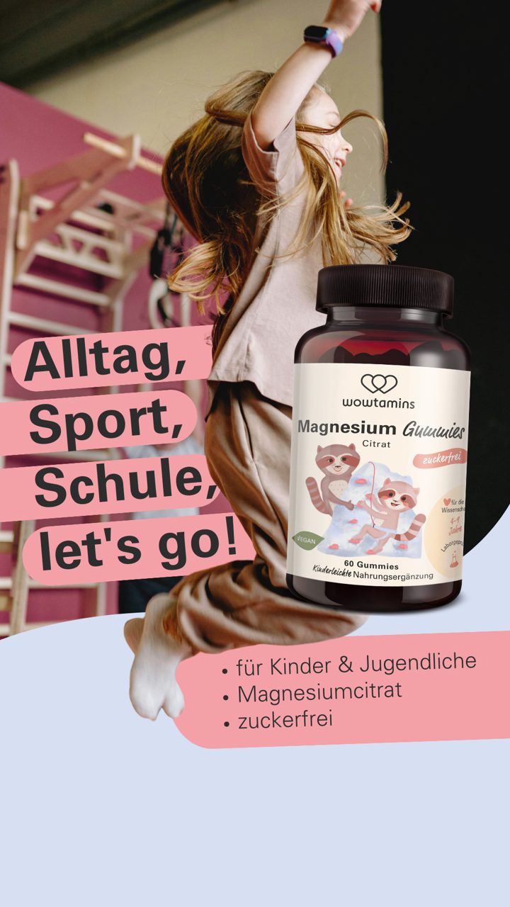 wowtamins ad. Angle: Magnesium kids will actually take
