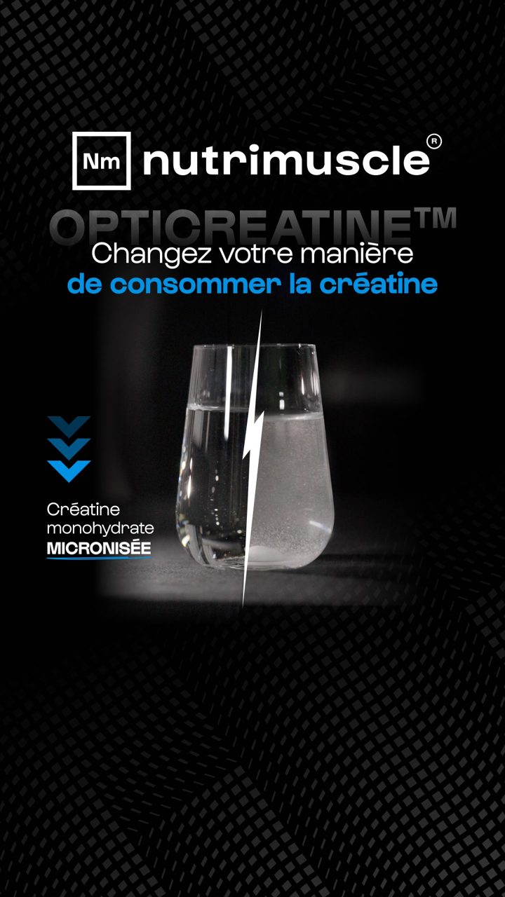 Nutrimuscle ad. Angle: Change the way you take creatine