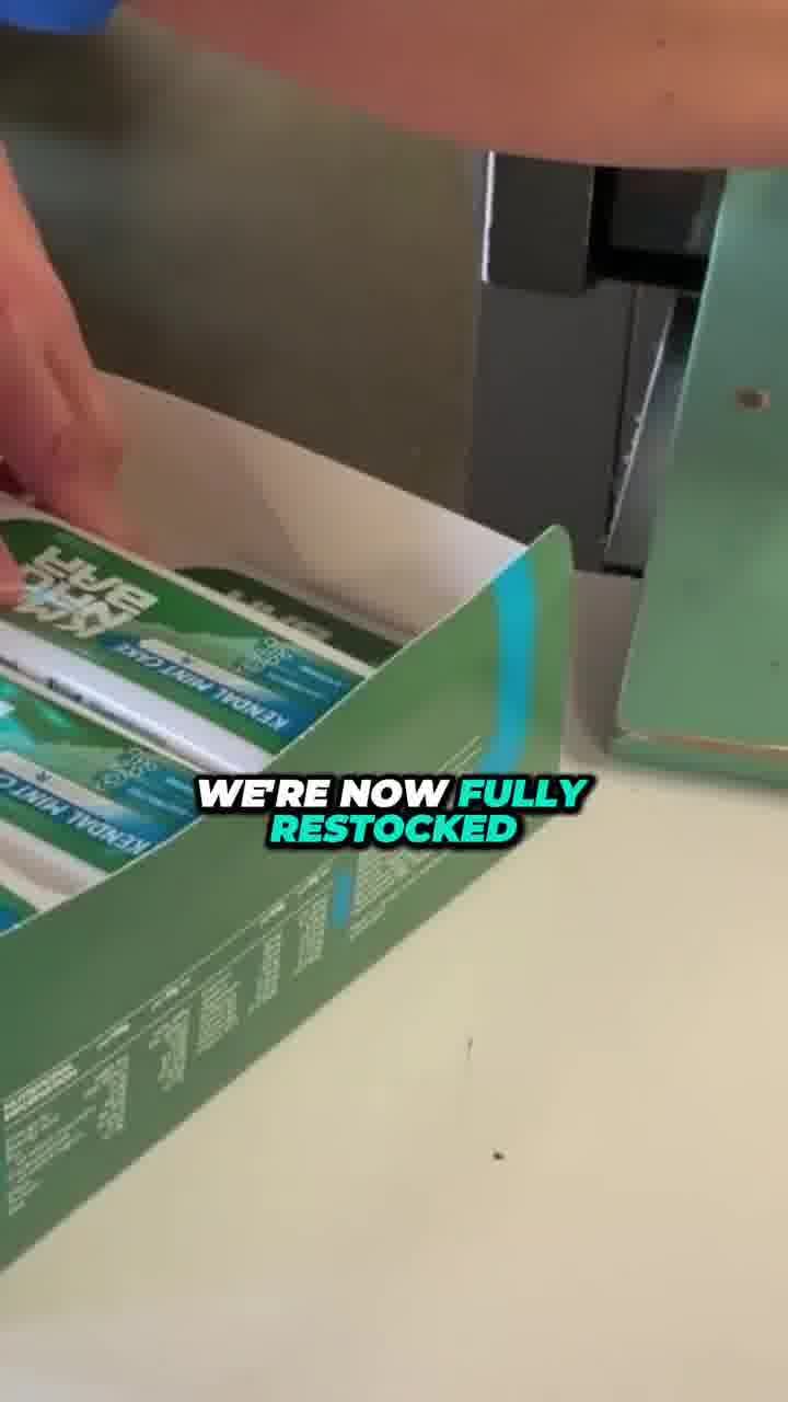 Kendal Mint Co ad. Angle: We ran out of stock, we are back and saying sorry with £70 of gifts