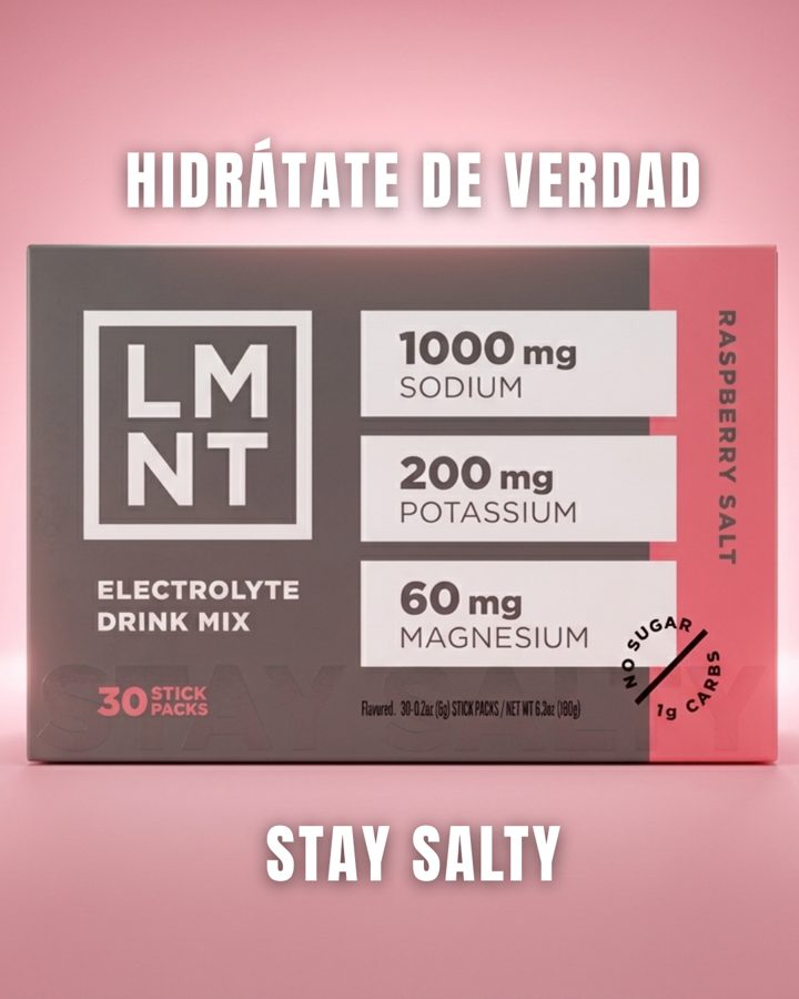 LMNT ad. Angle: Real hydration, real flavour: nothing added