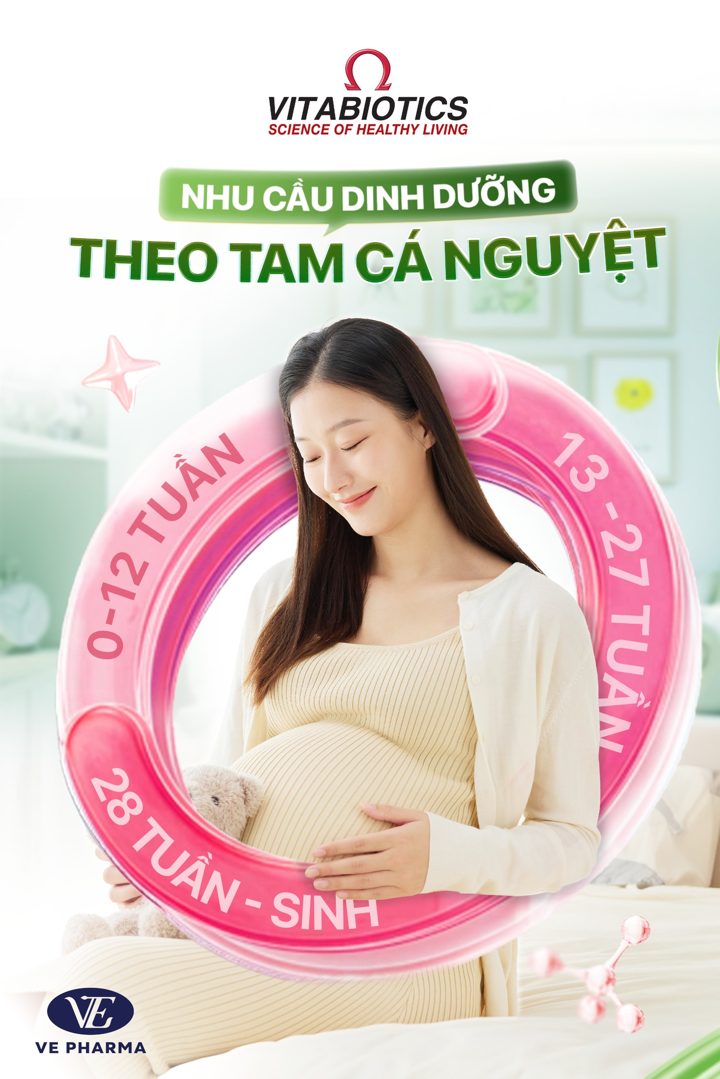 Vitabiotics ad. Angle: What each trimester needs
