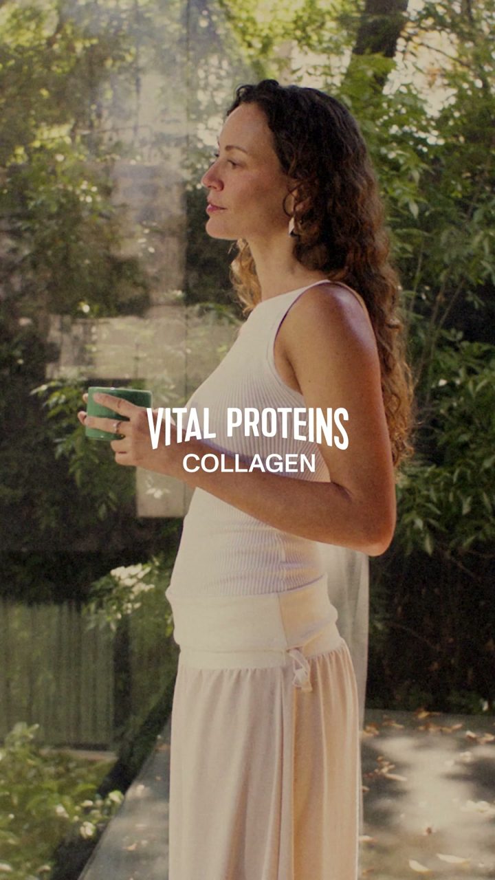 Vital Proteins ad. Angle: Today's scoop: done. See you tomorrow.