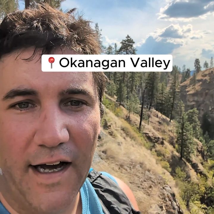 Sun River Honey ad. Angle: Halfway through a trail run in the Okanagan Valley: my fuel stop