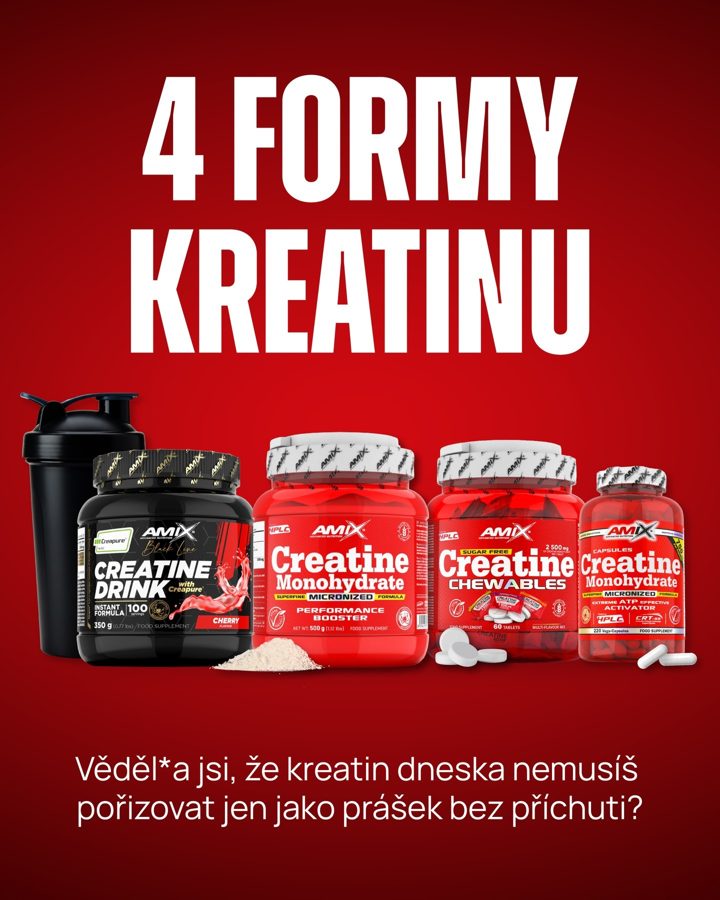 Amix Nutrition ad. Angle: Four ways to take creatine