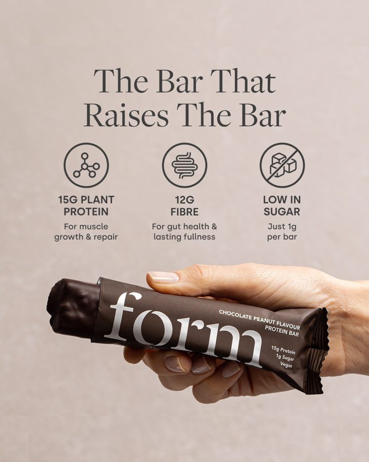 Form Nutrition ad. Angle: We couldn't find the bar we wanted, so we made our own