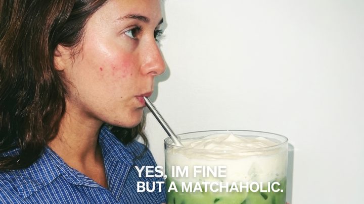 Natural Elements ad. Angle: New flavour for matcha lovers
