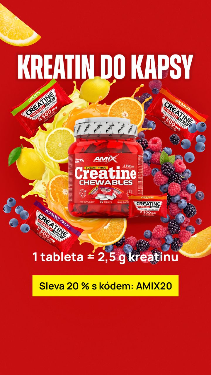 Amix Nutrition ad. Angle: Creatine in your pocket: no shaker, no mixing