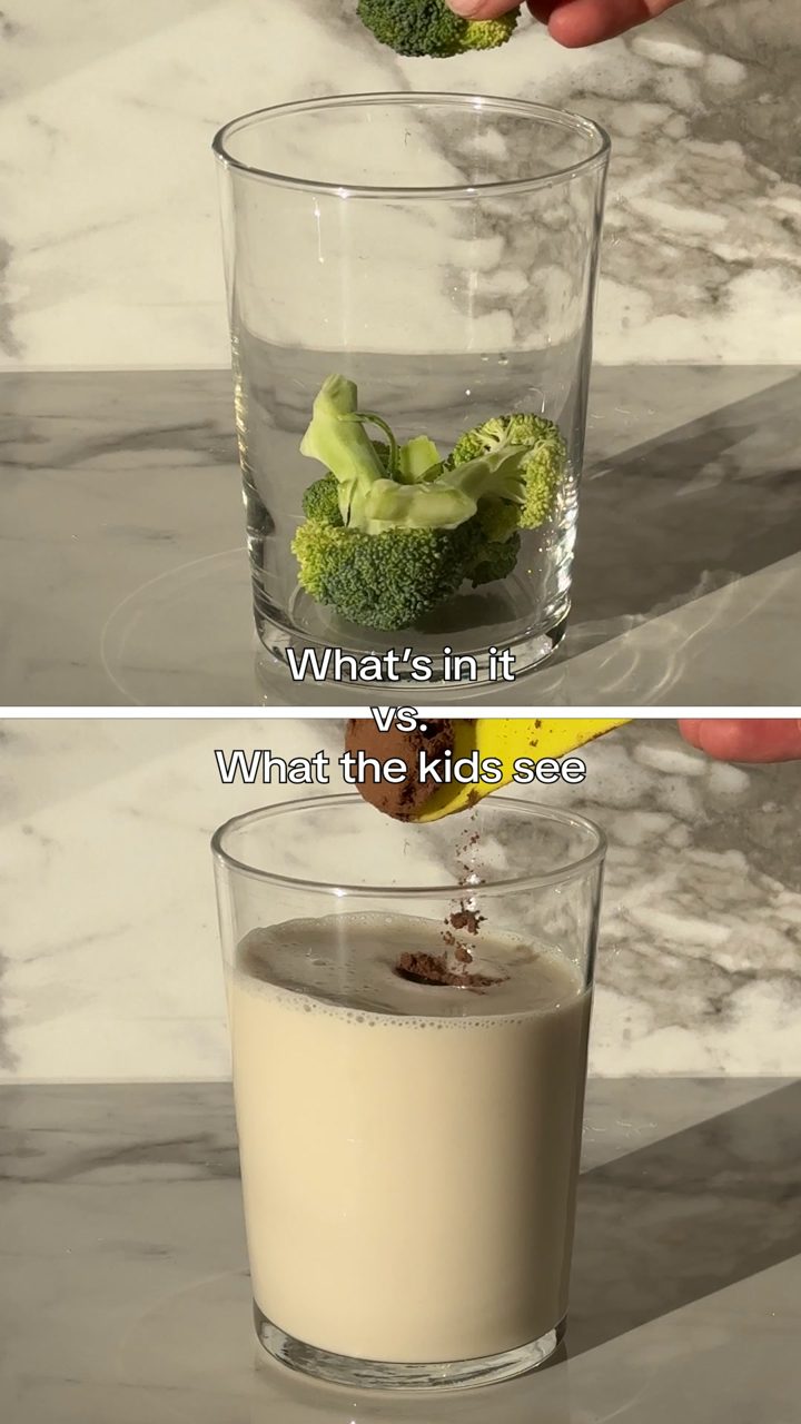 Hiya Health ad. Angle: No more bribing your kids: a greens powder they love