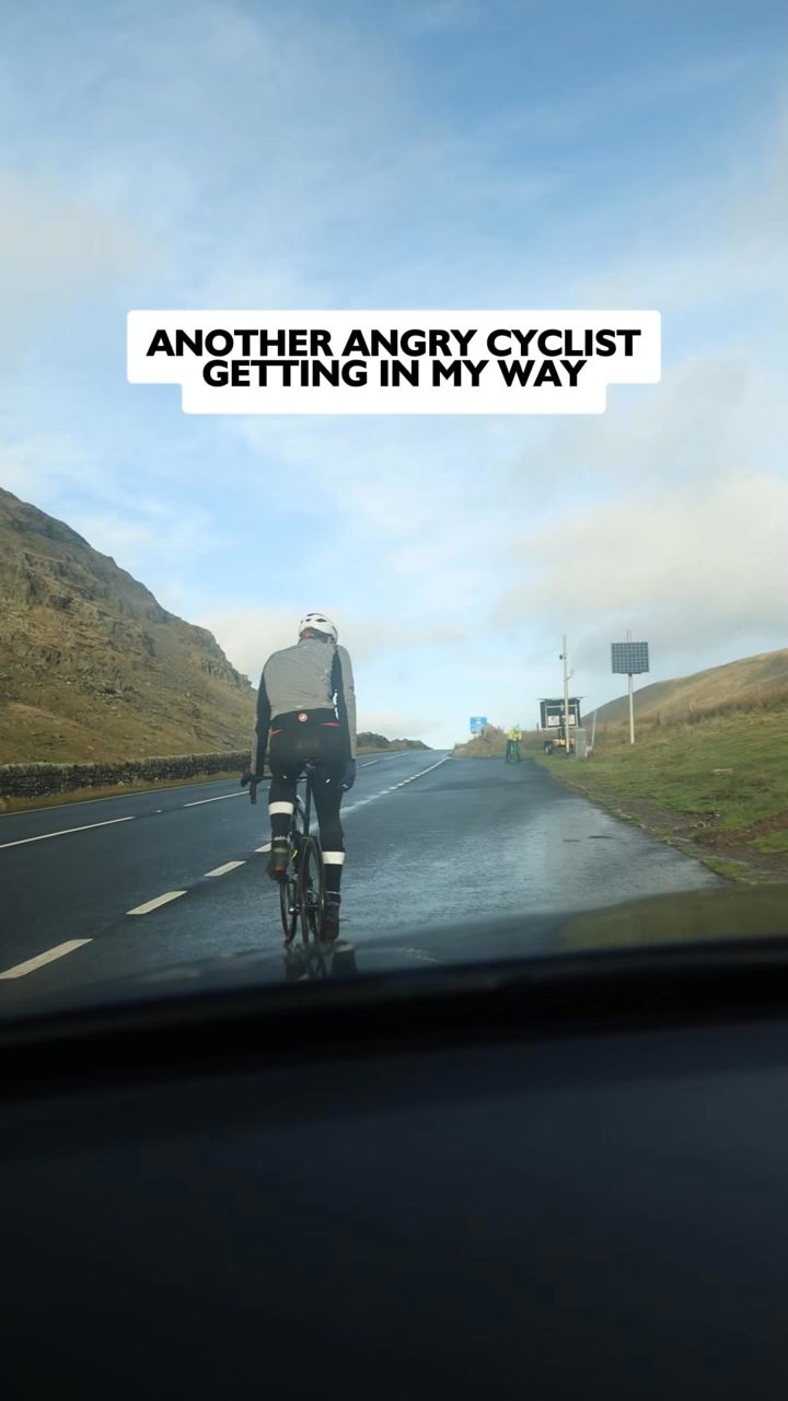 Kendal Mint Co ad. Angle: "Another angry cyclist getting in my way": refillable gel ad