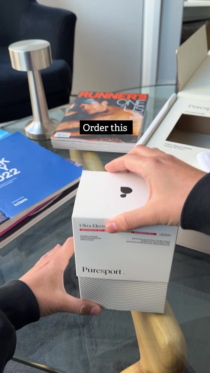Puresport ad. Angle: Unboxing the starter kit: was £73, now £32.99