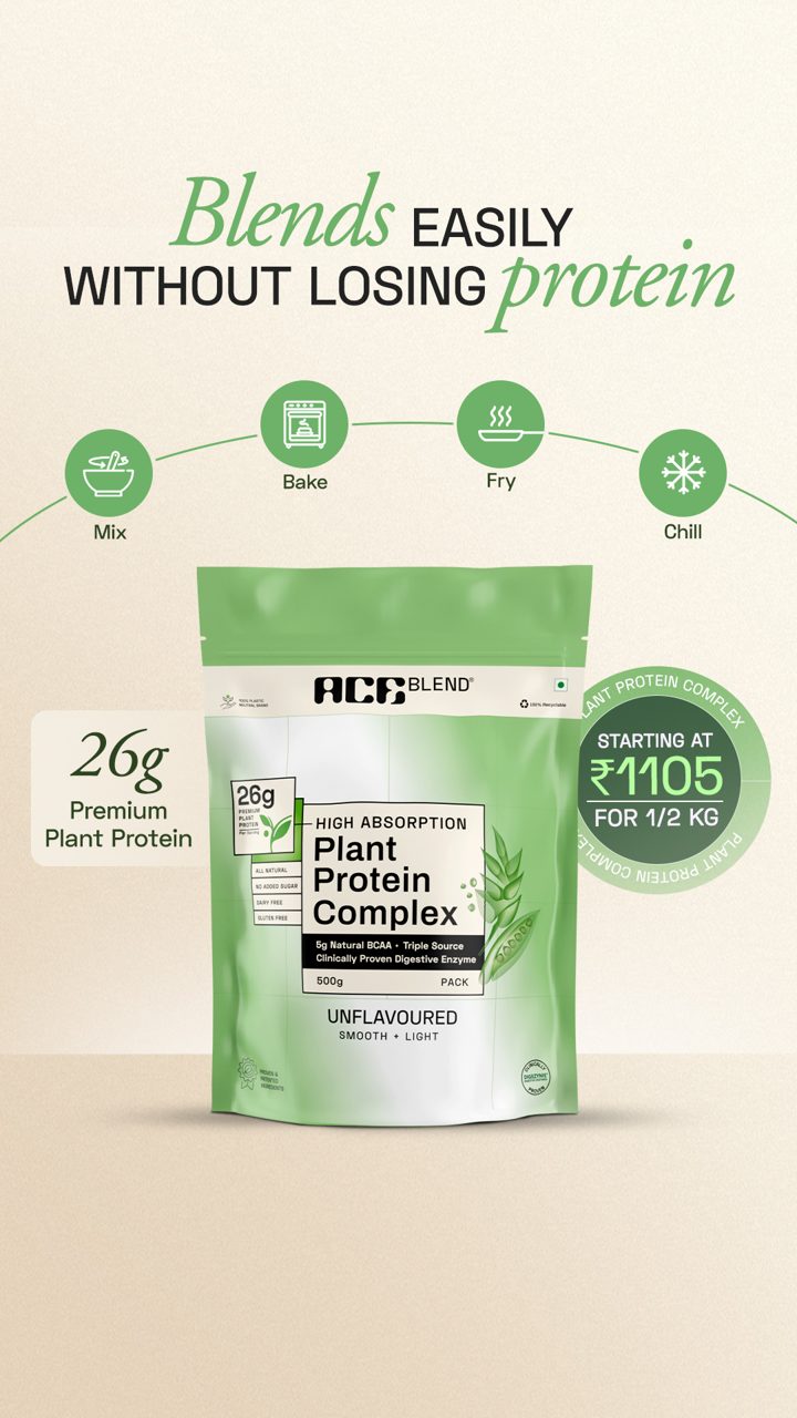 Ace Blend ad. Angle: Protein that works in every dish: mix, bake, fry and chill