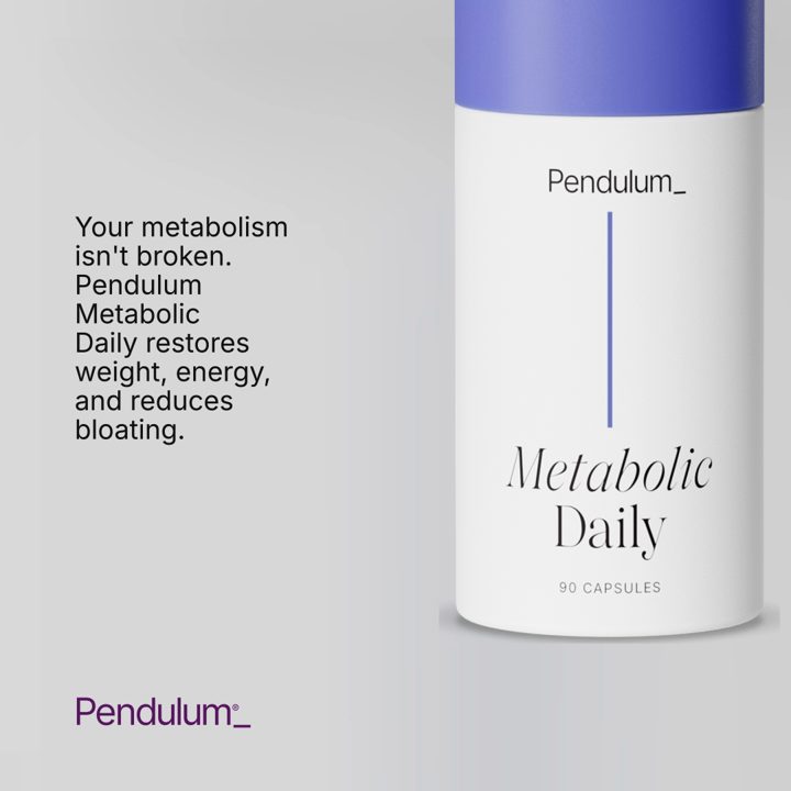 Pendulum ad. Angle: Your metabolism is not broken