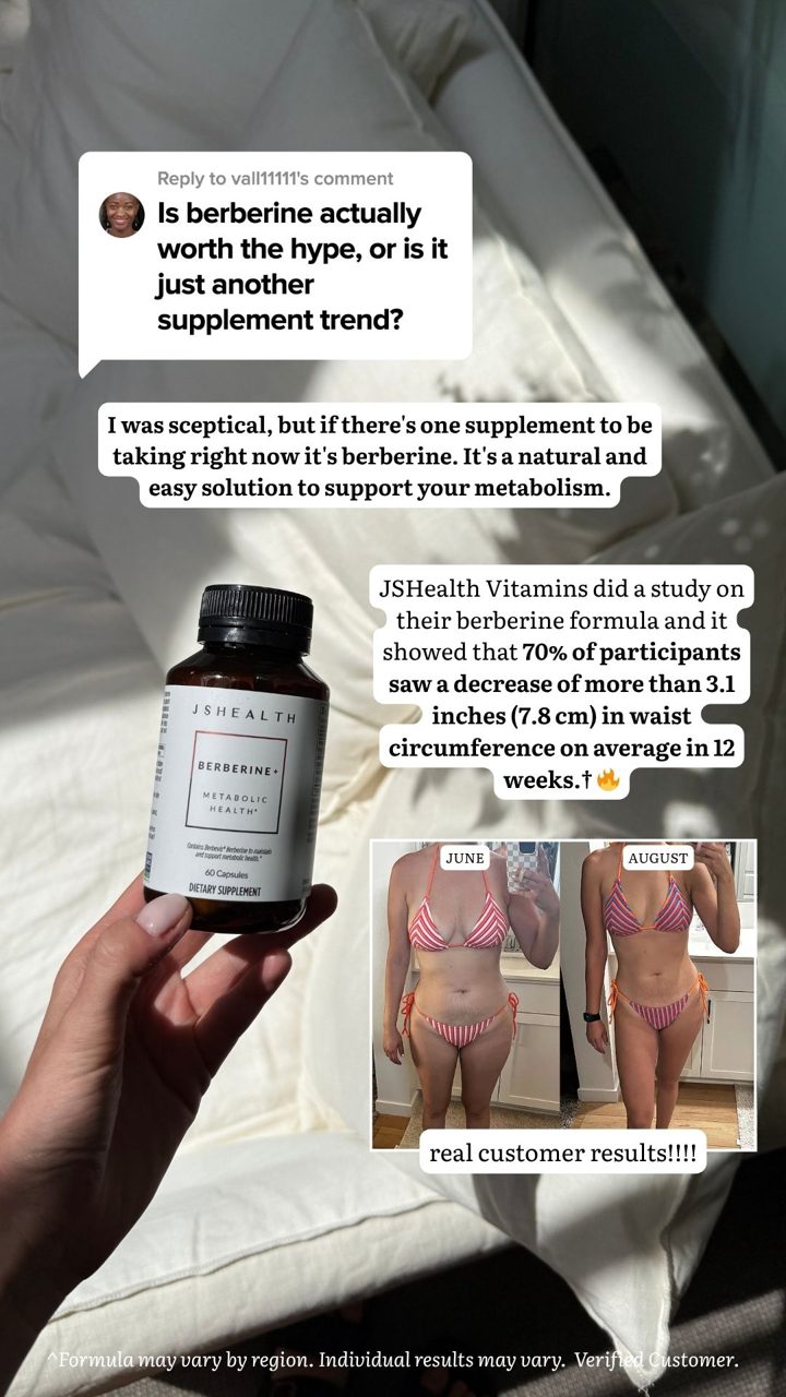 JSHealth Vitamins ad. Angle: Our best-selling metabolism formula, with a study result