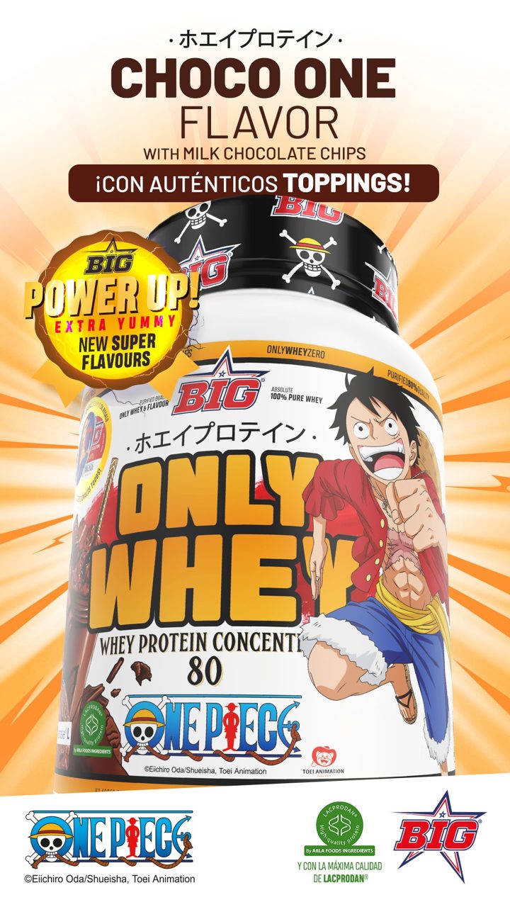 BIG SUPPS ad. Angle: Protein in an anime collab