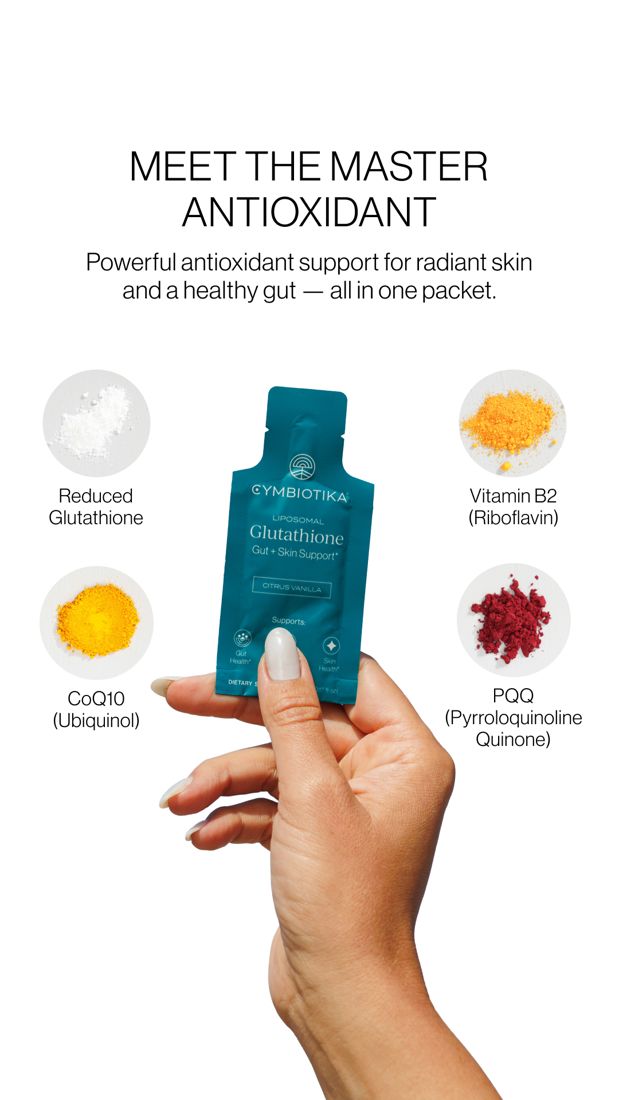 Cymbiotika ad. Angle: Three symptoms, one product