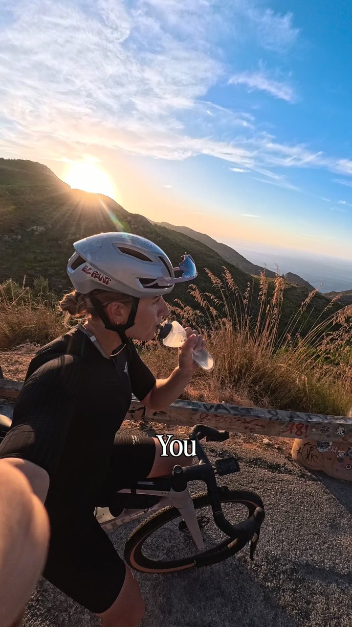 Maurten ad. Angle: You don't need to get lighter to get faster: start fuelling your rides