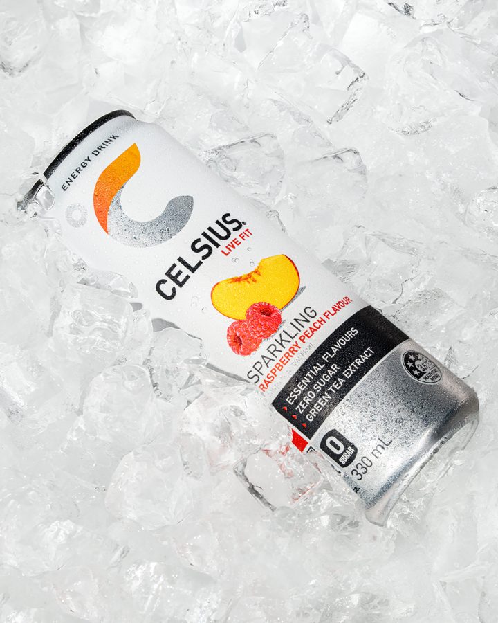 Celsius ad. Angle: New flavour, only at one retailer