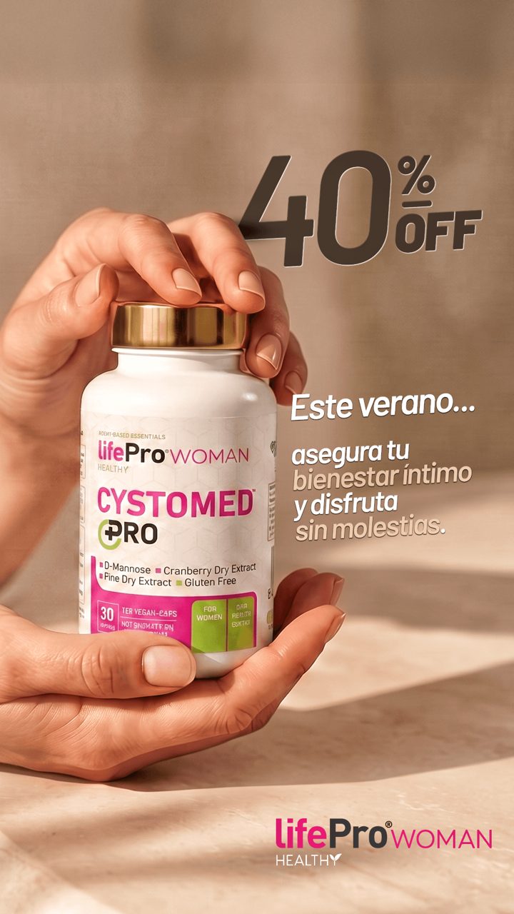 Life Pro Nutrition ad. Angle: 40% off intimate-health support this summer