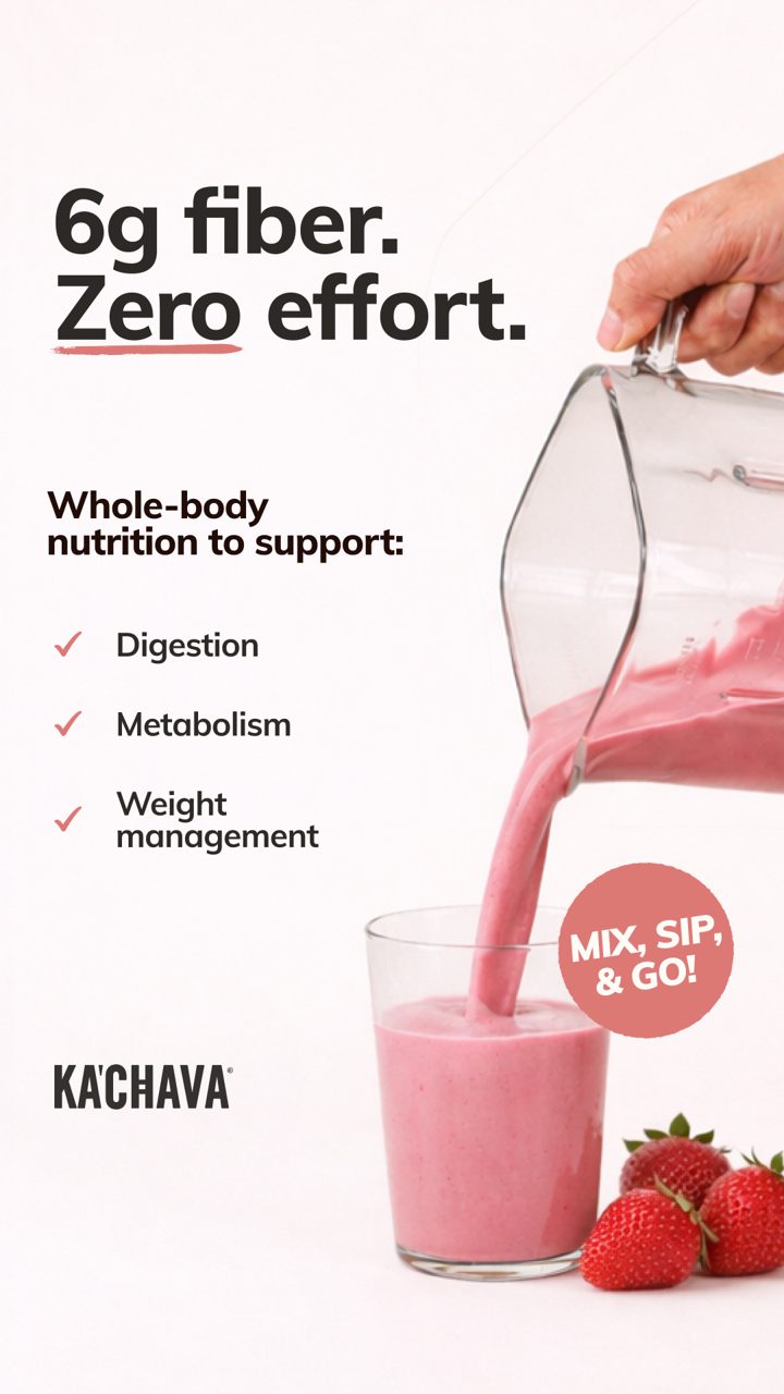 Ka'Chava ad. Angle: Nearly every adult is fibre deficient