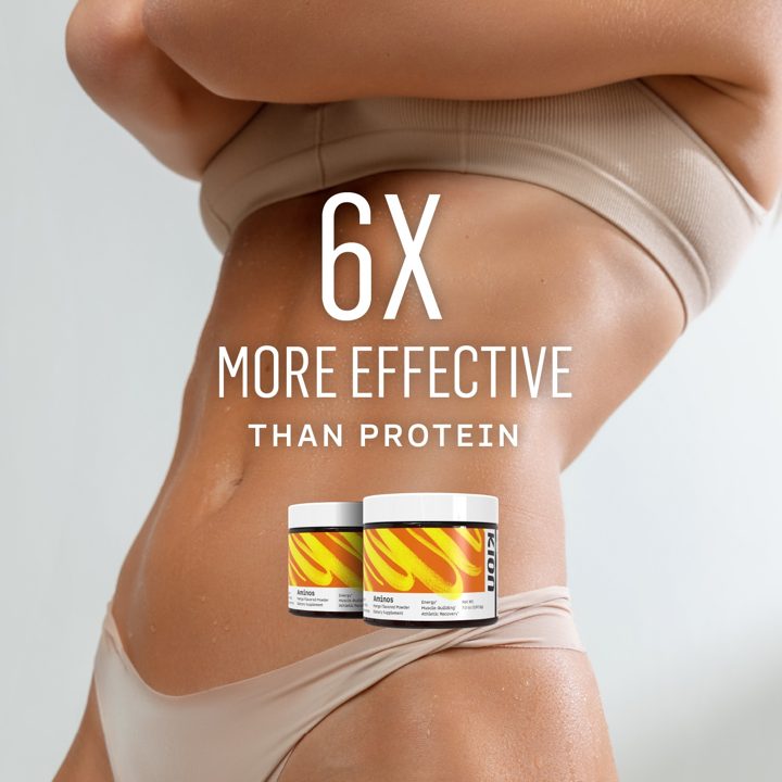 Kion ad. Angle: Six times more effective than protein