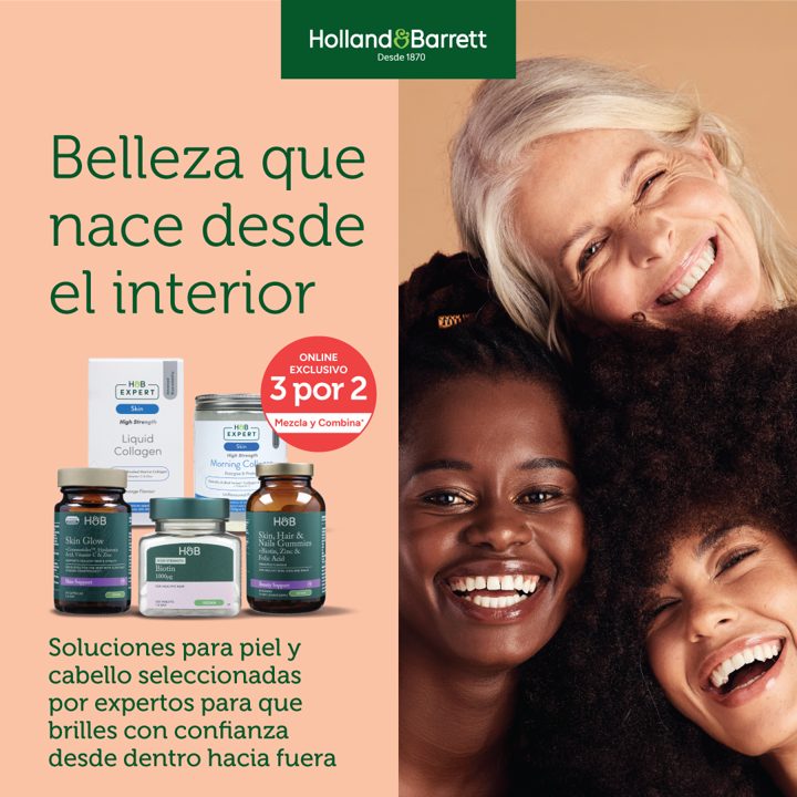 Holland & Barrett ad. Angle: Beauty starts from within