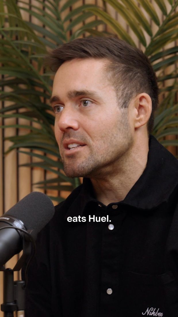 Huel ad. Angle: Concede the criticism, then define where you fit